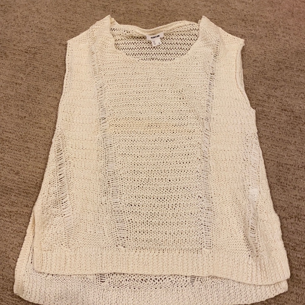 Helmet Lang cover up knit